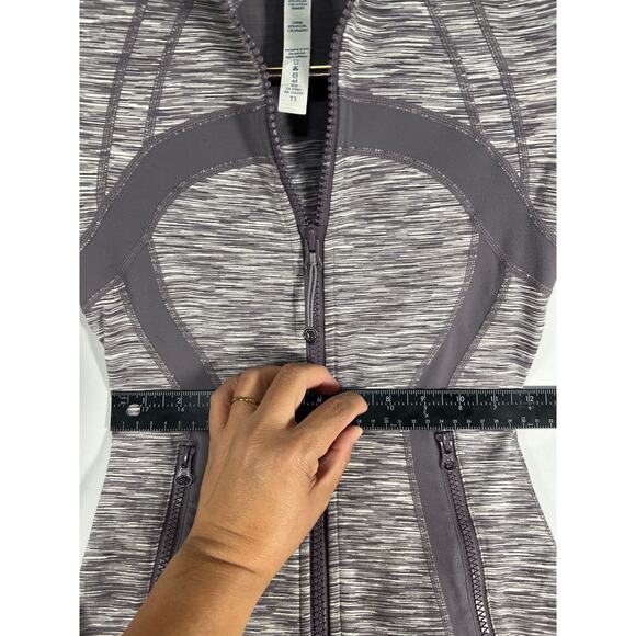 Lululemon Athletica Define Jacket Magnum Space Dye Gray Women's Zip Up Size 2 - Picture 6 of 9